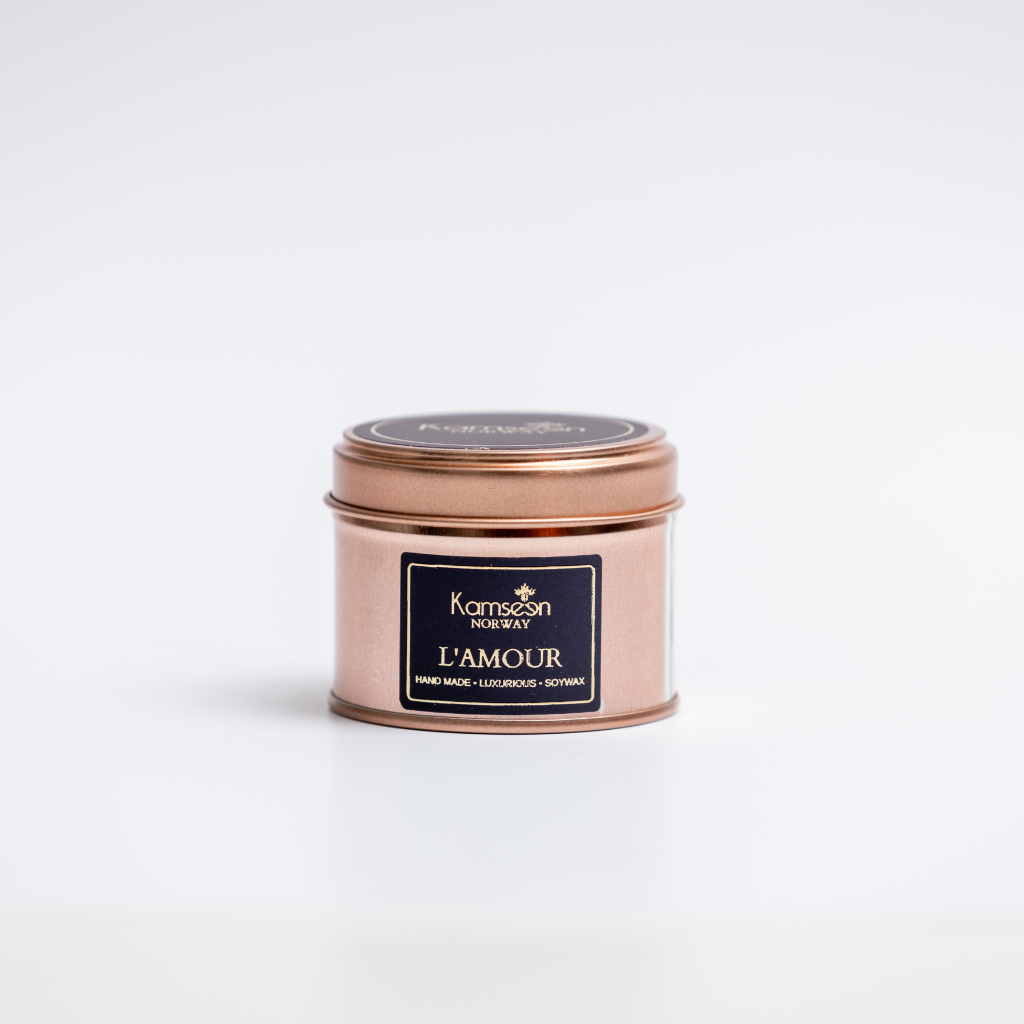 SCENTED CANDLE L'AMOUR- Myrtle, Cypress & Vetiver