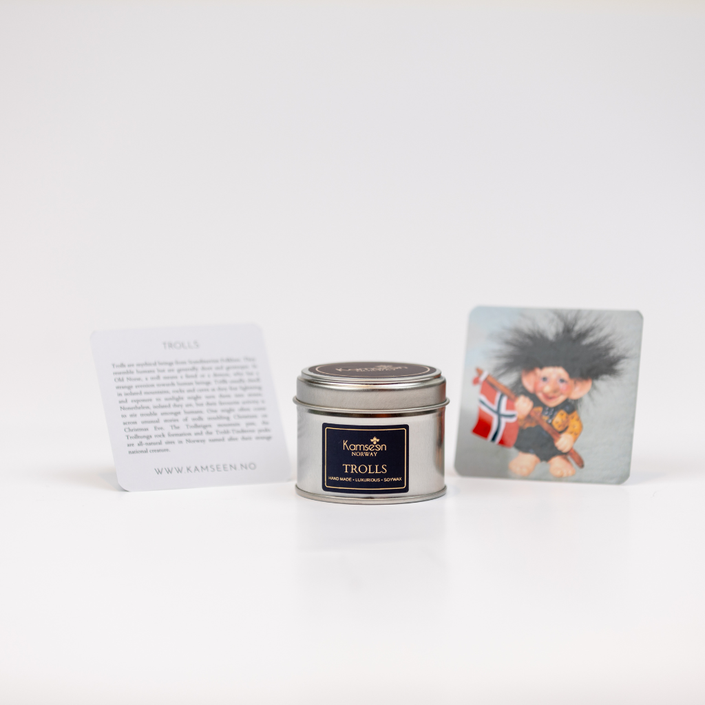 SCENTED CANDLES TROLLS- Pink pepper, Incense and Oudh