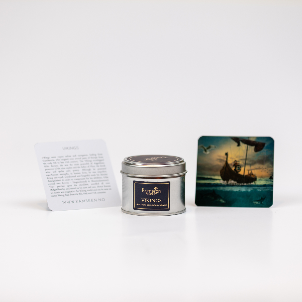 SCENTED CANDLE VIKINGS - Currant, Patchouli and Oakmoss