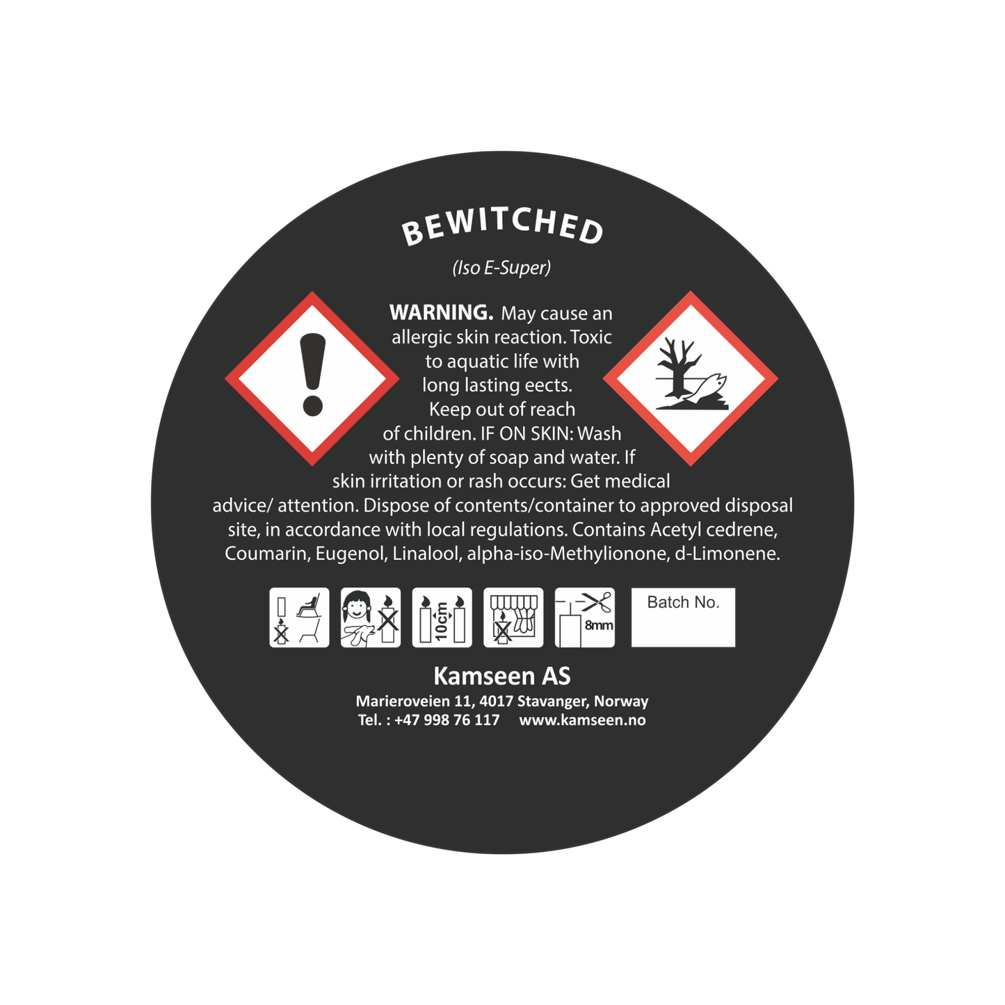 SCENTED CANDLE BEWITCHED-Bergamot, Orange & Green leaves