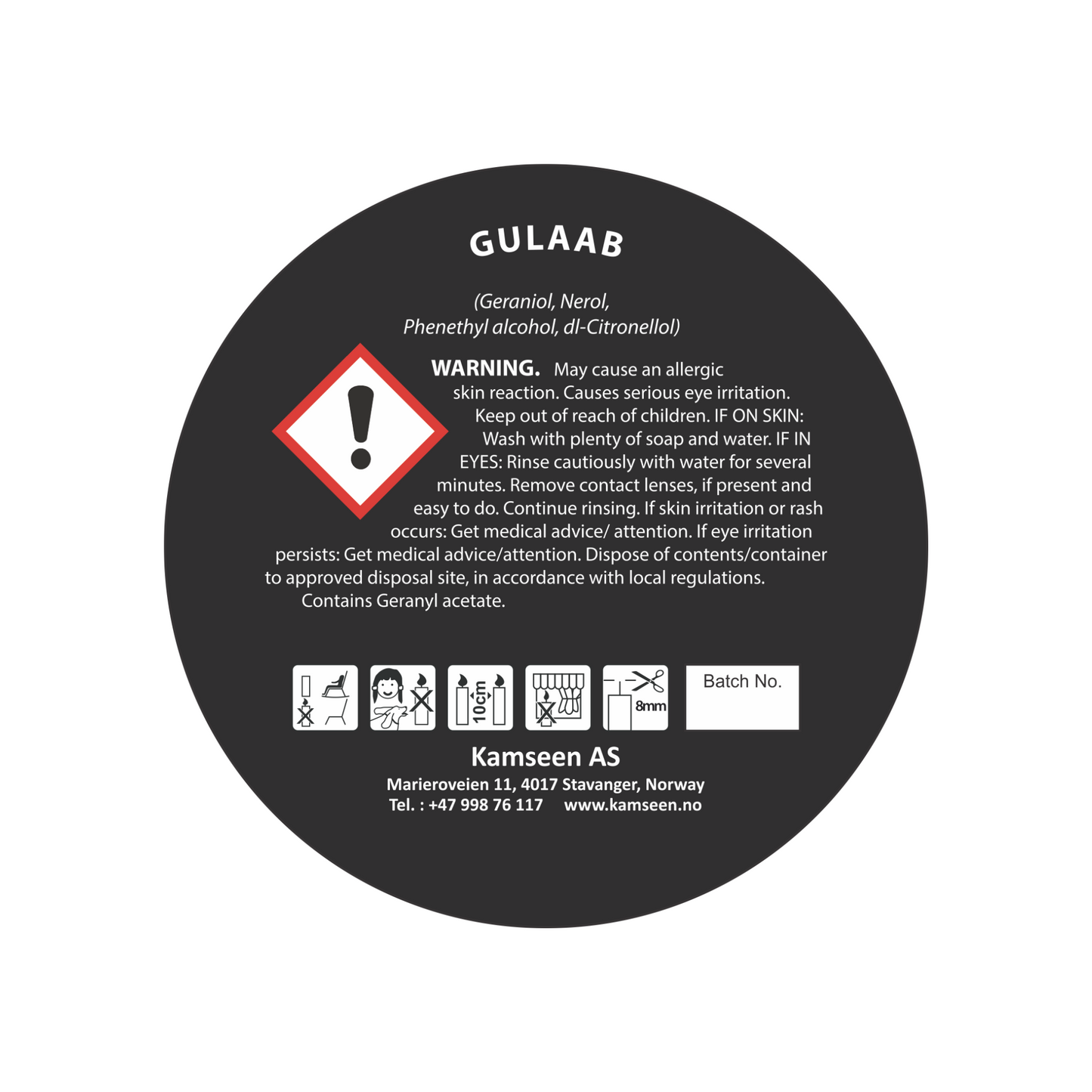 SCENTED CANDLE GULAAB- Rose, Bergamot & Iriswood