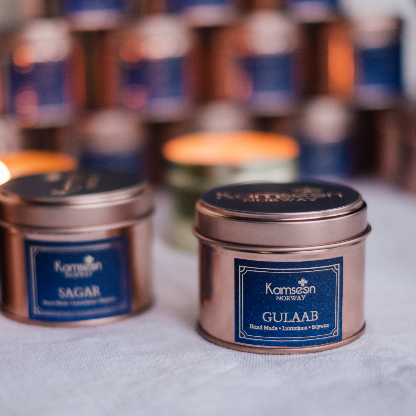 SCENTED CANDLE GULAAB- Rose, Bergamot & Iriswood