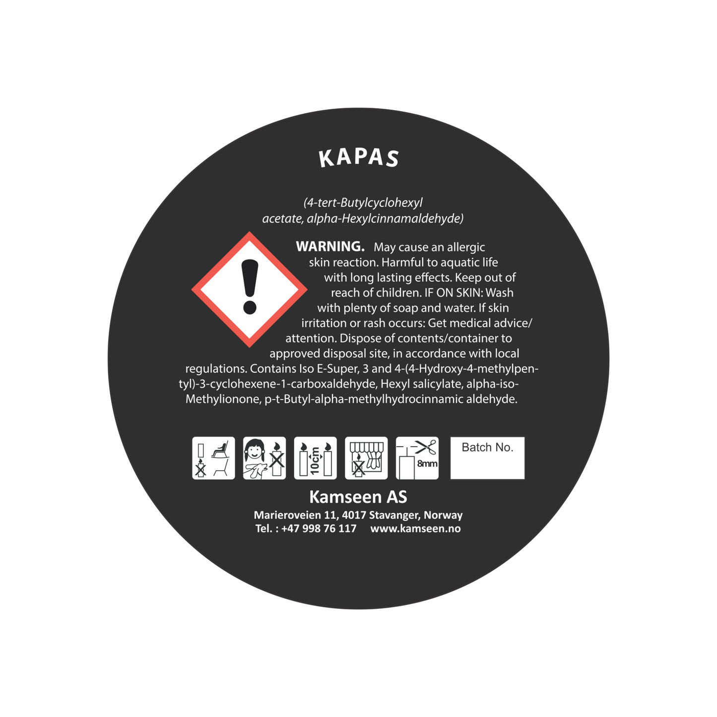FRAGRANCE LIGHT KAPAS- Clean Cotton- Seaweed, Jasmine leaves & Mimosa