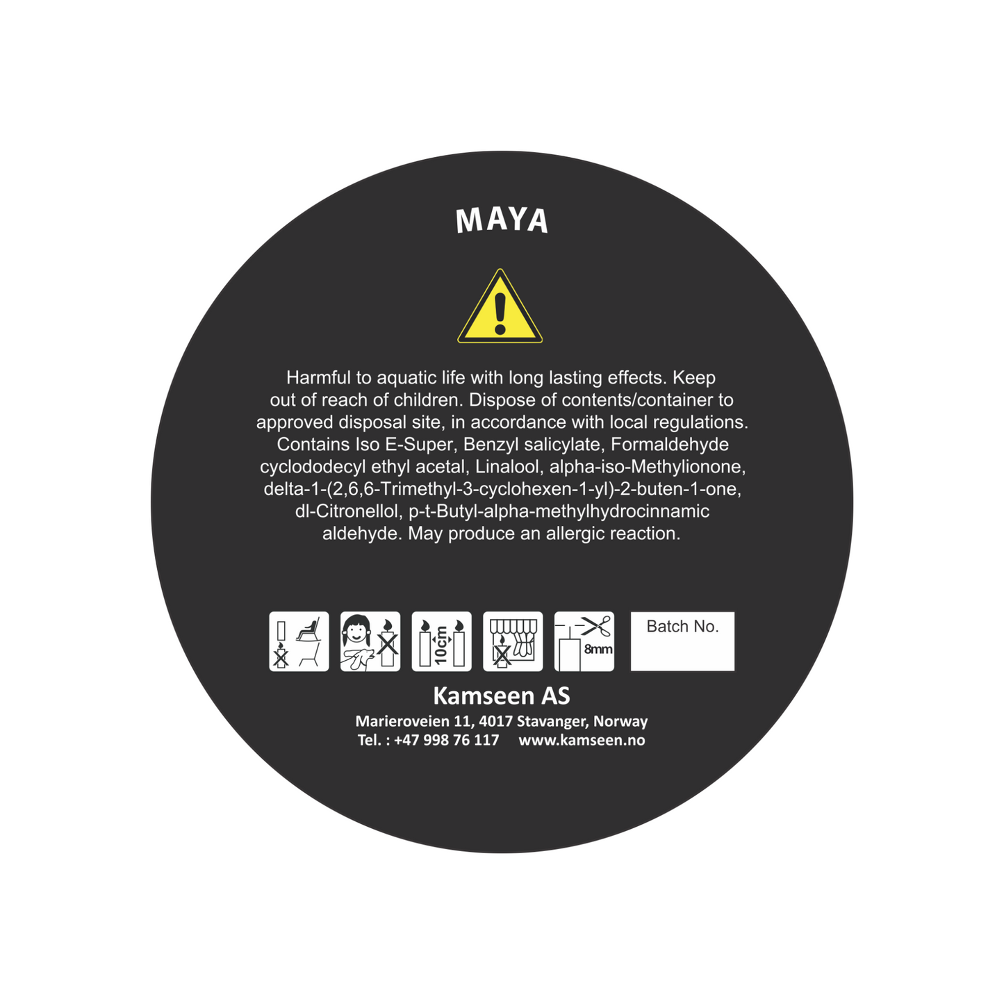 DUFTLYS MAYA- Pæon, Jasmin og Violet