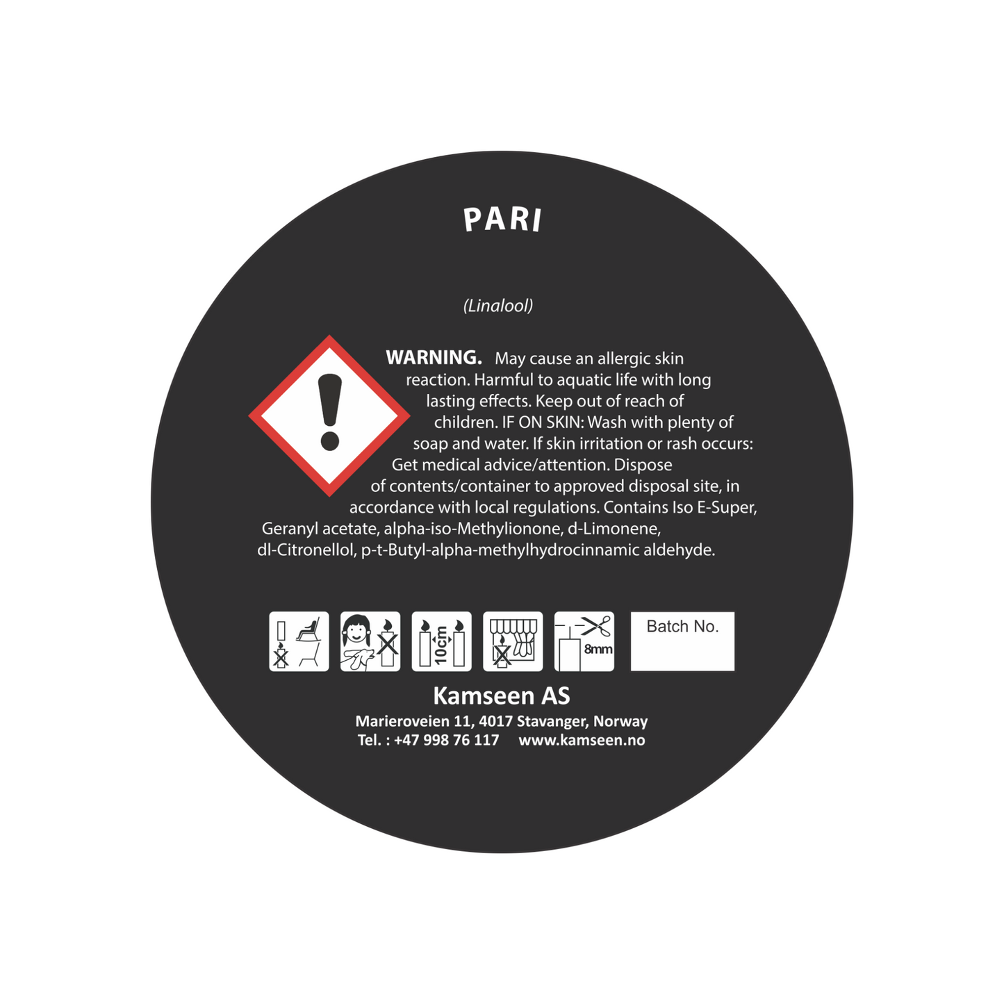 SCENTED CANDLES PARI- Apple peel, Lily & Sandalwood