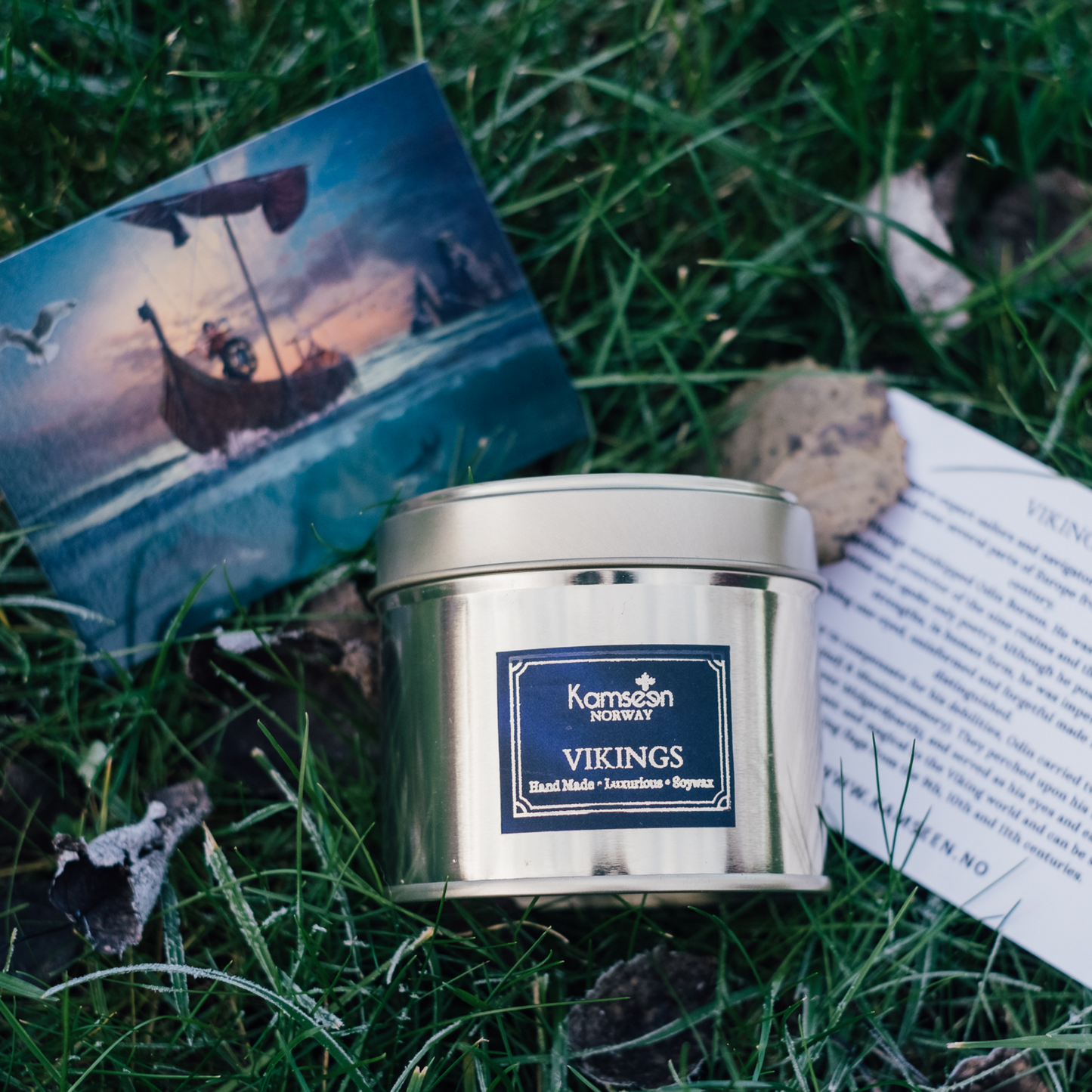 SCENTED CANDLE VIKINGS - Currant, Patchouli and Oakmoss