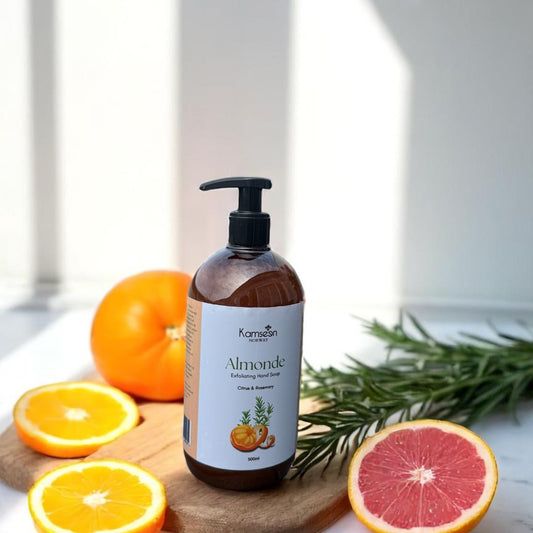 EXFOLIATING HAND WASH- ALMONDE- Sitrus & Rosmari
