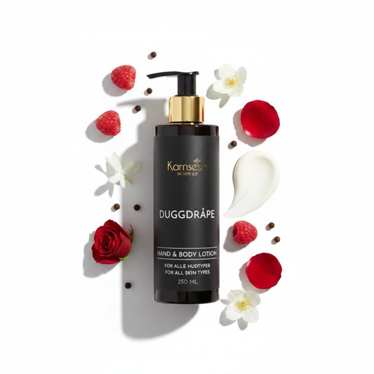 Hand & Body Lotion Duggdråpe 250ml – Light Hydration & Floral Freshness