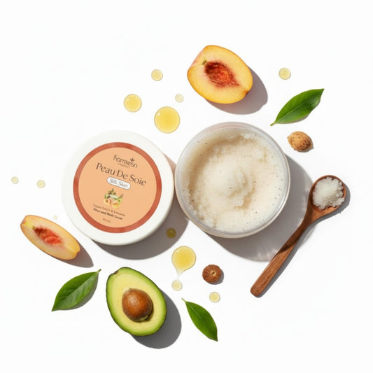Face & Body Scrub Peau de Soie 400ml – Exfoliating & Glow Boosting