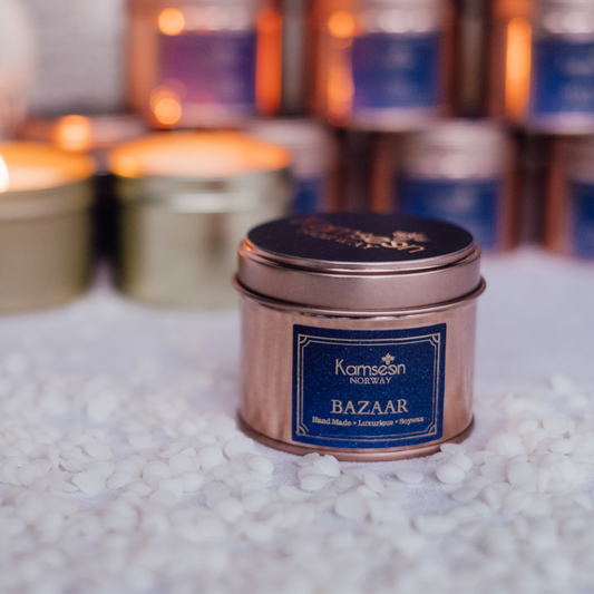 SCENTED CANDLES BAZAAR- Rose, Fruity &amp; Leather