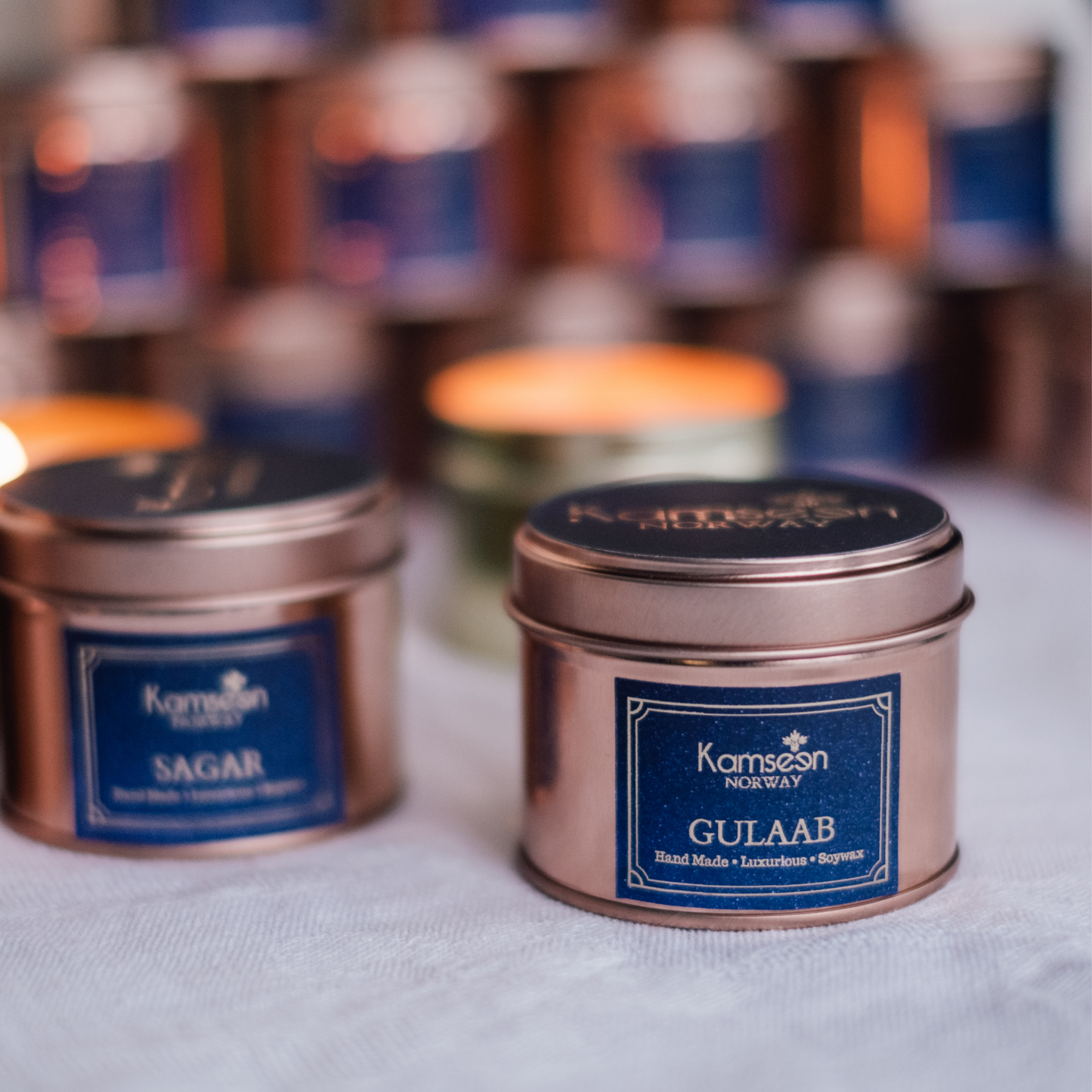 SCENTED CANDLE GULAAB- Rose, Bergamot &amp; Iriswood