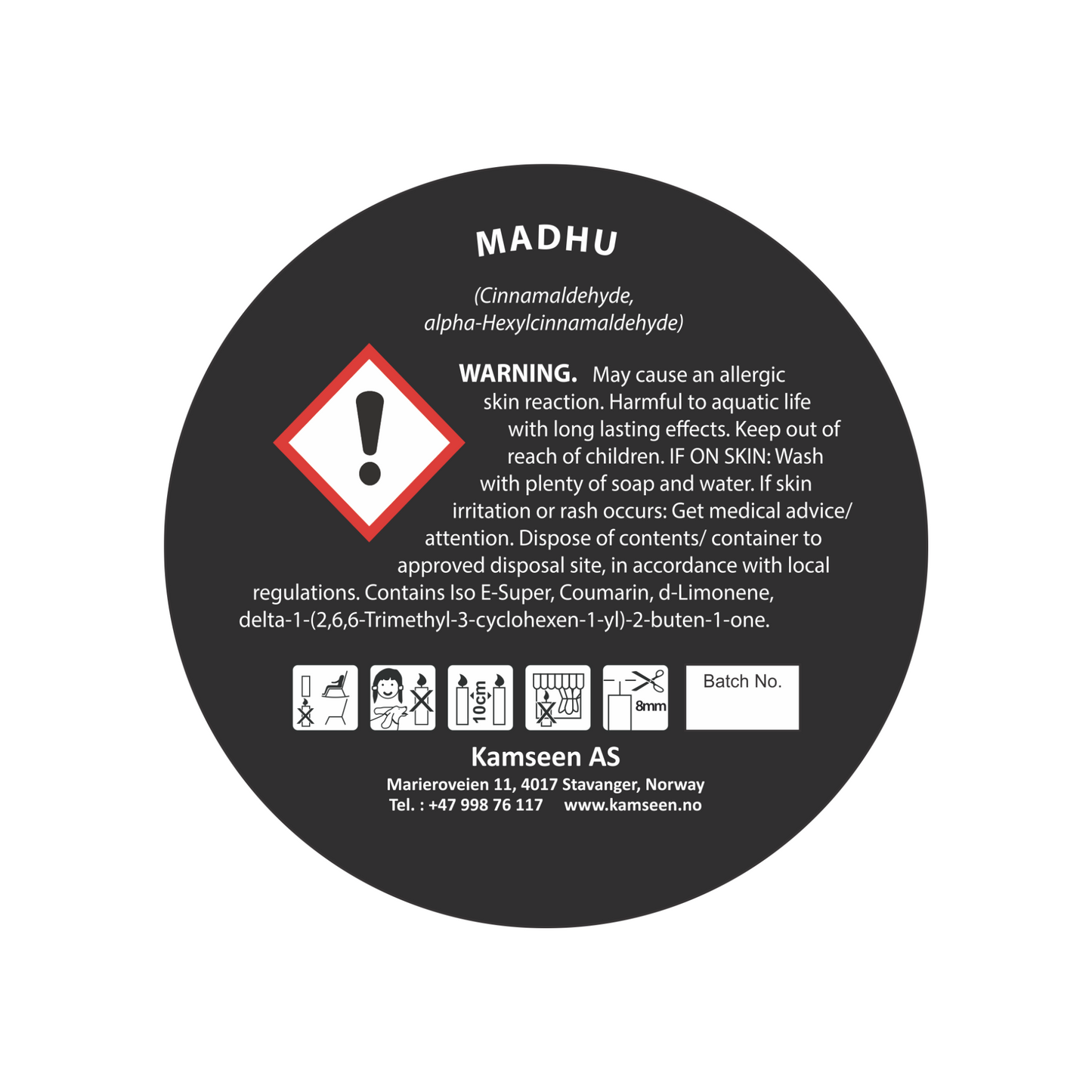 SCENTED CANDLE MADHU- Dark hen and Tobacco